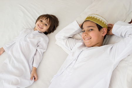 Arabic kidsの写真素材