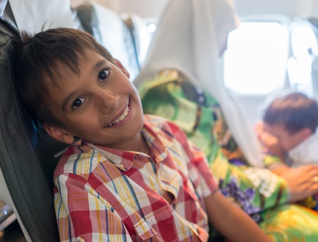 Kid travelingの写真素材