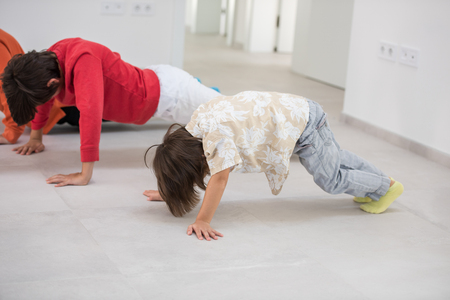 Work out at homeの写真素材
