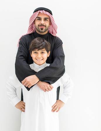 Father and sonの写真素材