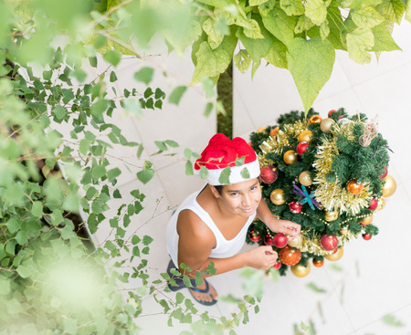 Getting ready for Summer Christmasの写真素材