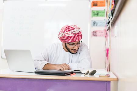 In Middle Eastern schoolの写真素材