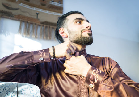 Arabic young manの写真素材