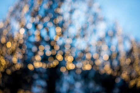 Scandinavian winter night before Christmasの写真素材