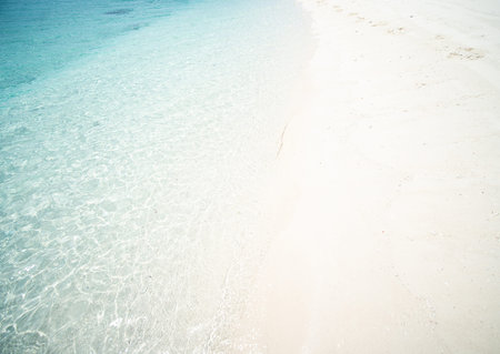 Beautiful tropical white sand beach and sea