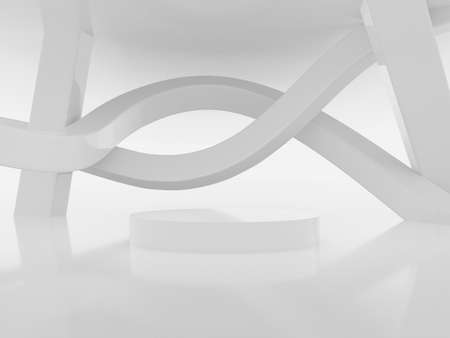 3D render shape stage perfection abstract, high quality photoの写真素材