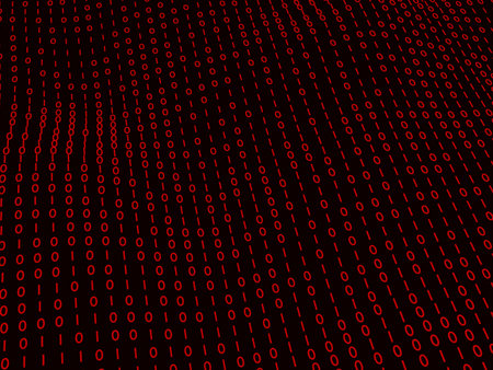 Coding one and zero display background