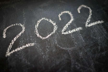 2022 happy new year start soon with loveの写真素材