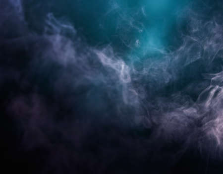 Abstract colorful smoke on black background. High quality photoの写真素材