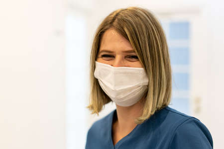 Female doctors in hospital , high quality photoの写真素材