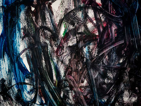 Nice large scale Image of a abstract Oil painting on glass. High quality photoの写真素材