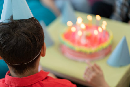 birthday cake, children joy at his home