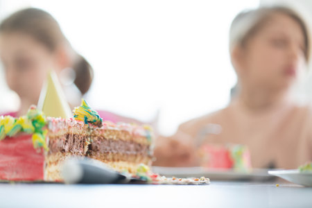 birthday cake, children joyの写真素材