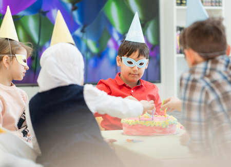 birthday celebration childhoodの写真素材