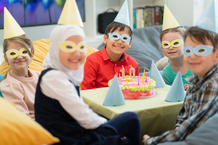 birthday celebration childhoodの写真素材