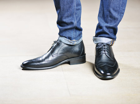 Fashionable shoe and bags leather productsの写真素材