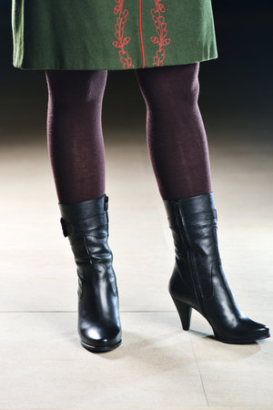 Fashionable shoe and bags leather productsの写真素材