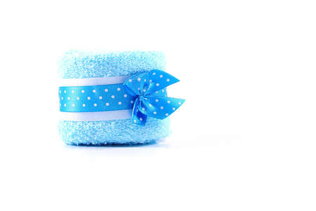 One small cute farbric souvenir from wedding ceremonyの写真素材