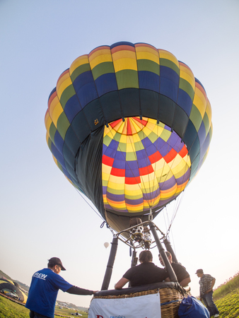 Balloon Fiesta Singha Park Thailandのeditorial素材