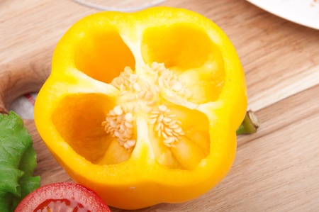 yellow belly pepperの写真素材