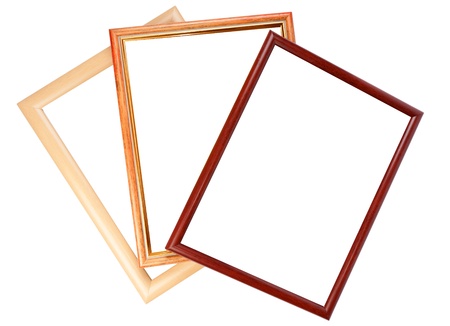 frame isolated on white background の写真素材