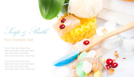 Spa and bath accessoriesの写真素材