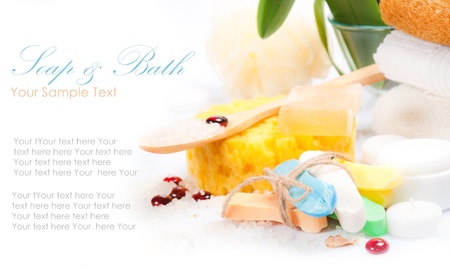 Spa and bath accessoriesの写真素材