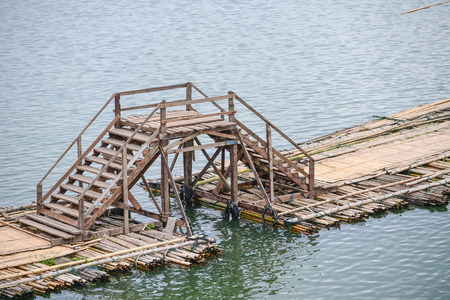 The Wood Bridgeの写真素材