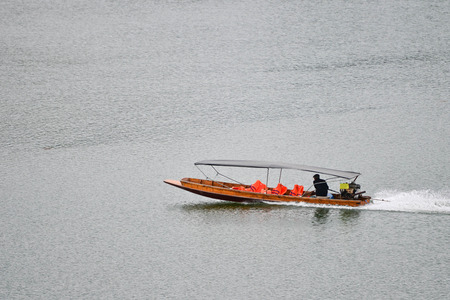 The long tail boatの写真素材