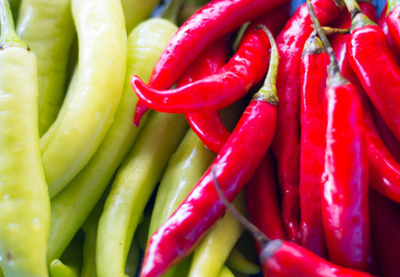 Image of green and red Hot Chili