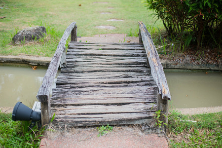 Wooden bridgeの写真素材