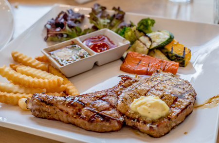 juicy grilled pork chop