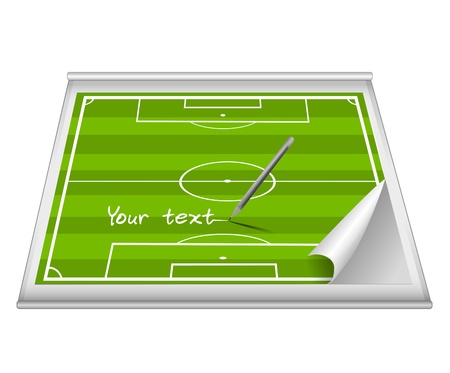 Soccer fieldのイラスト素材