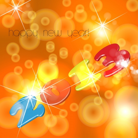 New Year cardのイラスト素材