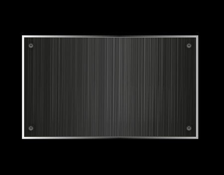 Blank frame on metal backgroundのイラスト素材