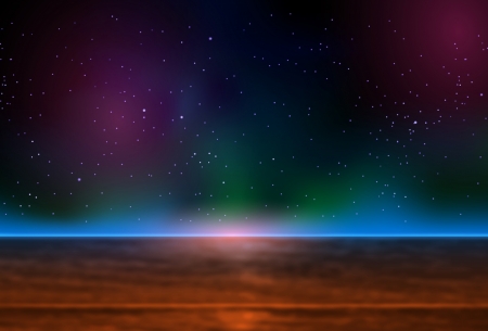 Summer night Vector background eps10のイラスト素材