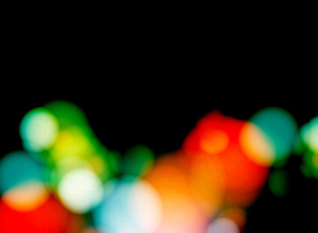 Coloured abstract background with circles and lightsのイラスト素材