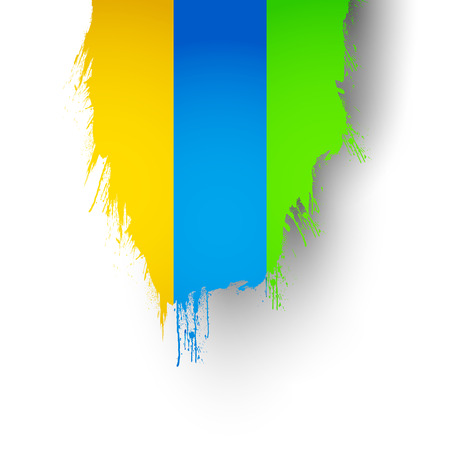 vector Grunge Brazil illustration backgroundのイラスト素材