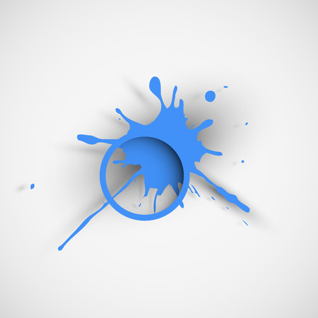 Grunge splatter bannerのイラスト素材