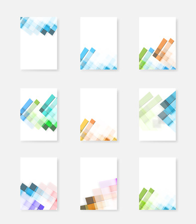 Vector brochure cover design templates, easy editableのイラスト素材