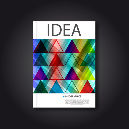 business layout page easy editableのイラスト素材