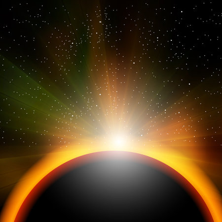 world sunrise easy all editableのイラスト素材