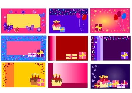 gift labelsのイラスト素材
