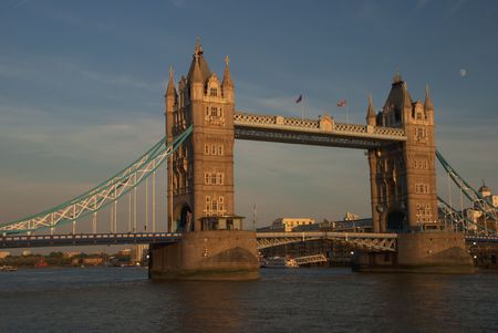 Tower Bridge at duskの写真素材