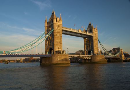 Tower Bridge at duskの写真素材