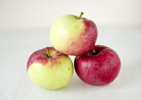 three apples  の写真素材