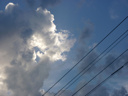 Summer cloudsの写真素材