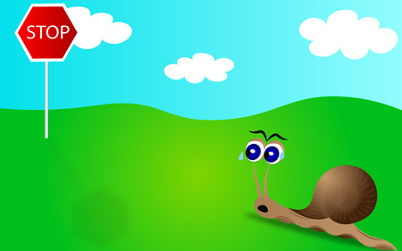 Snailの写真素材