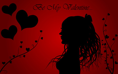 Valentine backgroundのイラスト素材