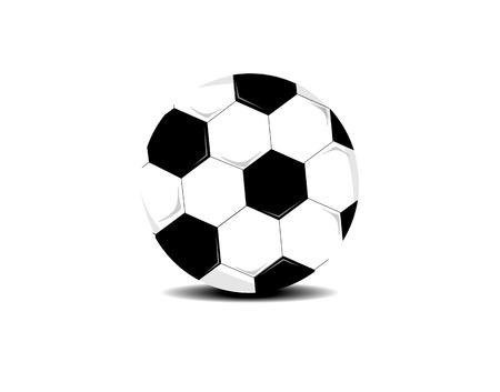 Football or soccer ball iconのイラスト素材